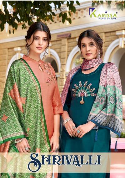 Shrivalli By Karissa Classic Style Readymade Salwar Kameez Collection